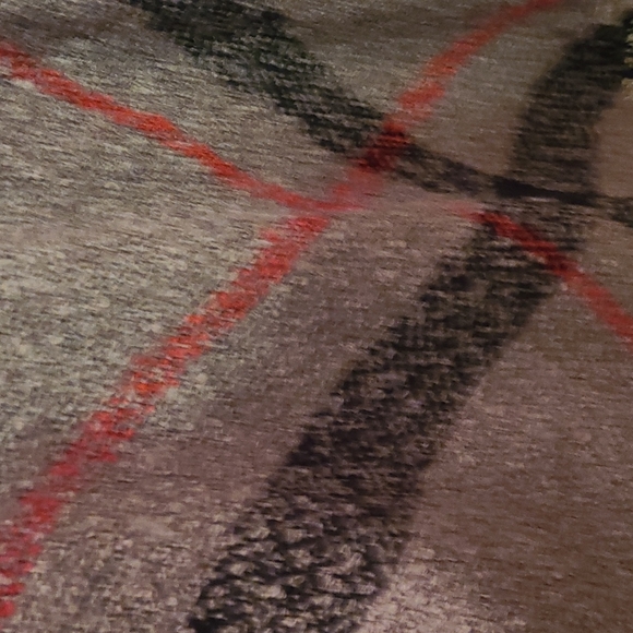 NWOT L'Amour Plaid Turtleneck Poncho sz OSFA - Picture 3 of 3